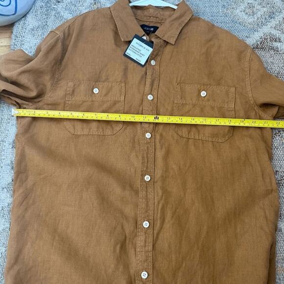 NWT Joe's Mens Butterscotch Button Down Workwear Shirt Size M JWHL1071 - Picture 12 of 13